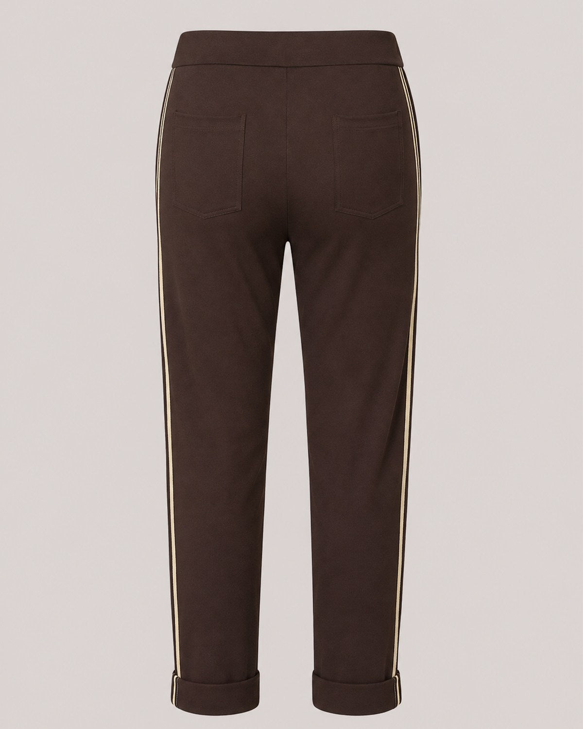 Damen Stretch-Hose mit Seitenstreifen & Kordel – One Size 38–42/44