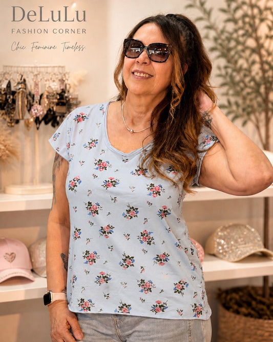 T-Shirt Flower Print