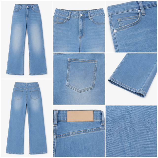 Straight Jeans Light Blue