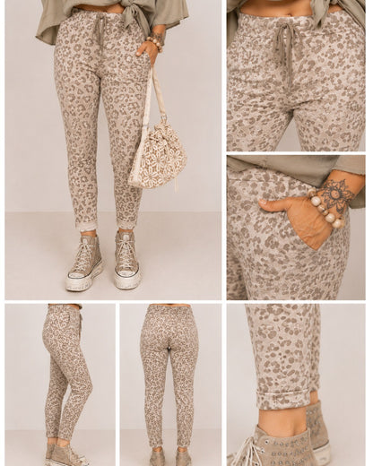 Jogpant Leo – Beige | Made in Italy