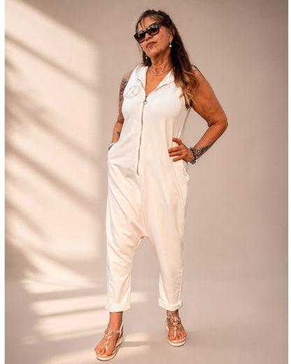 🖤🤍 Jumpsuit „Peace & Style“
