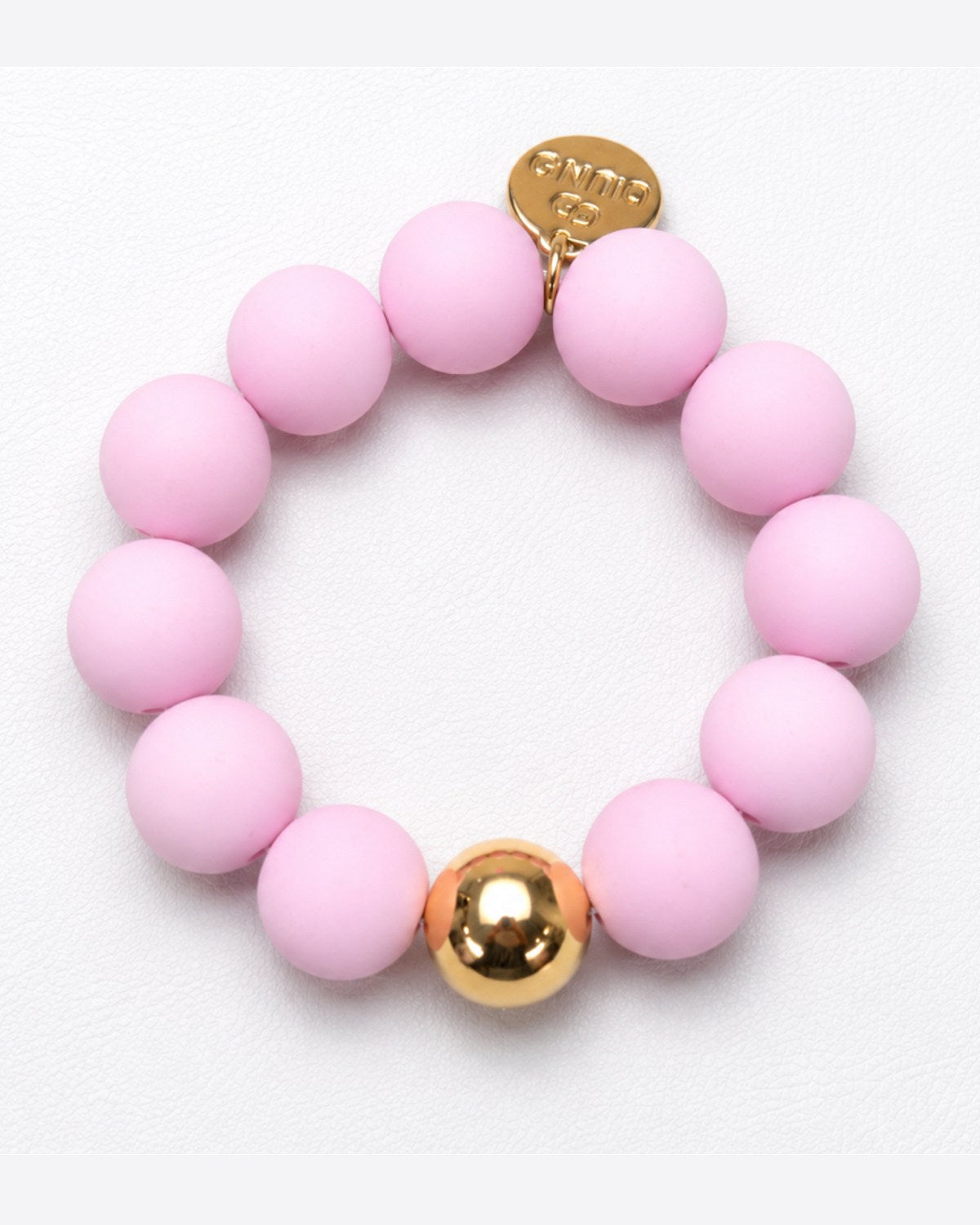 Perlenarmband mit Großen matten Perlen