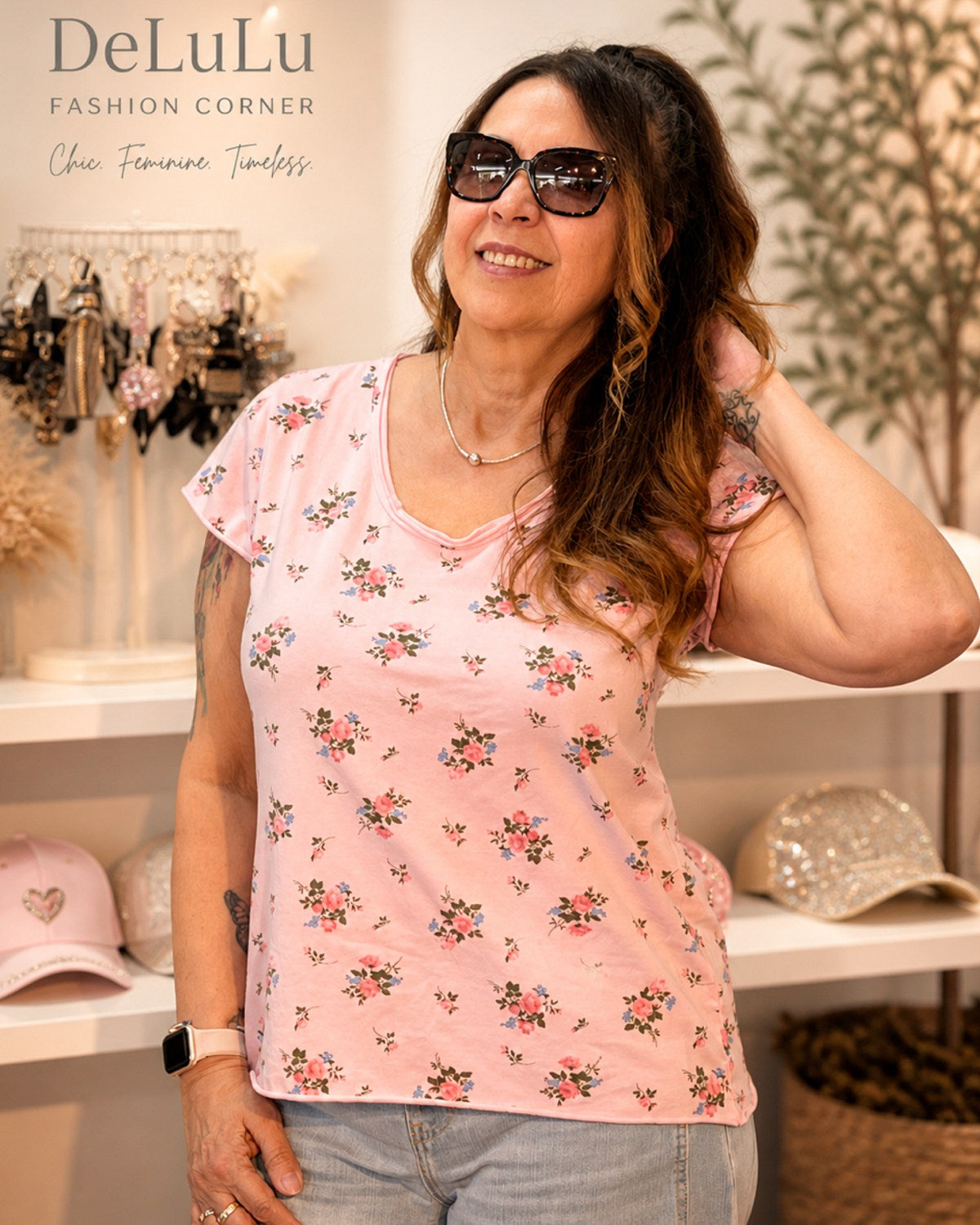 T-Shirt Flower Print