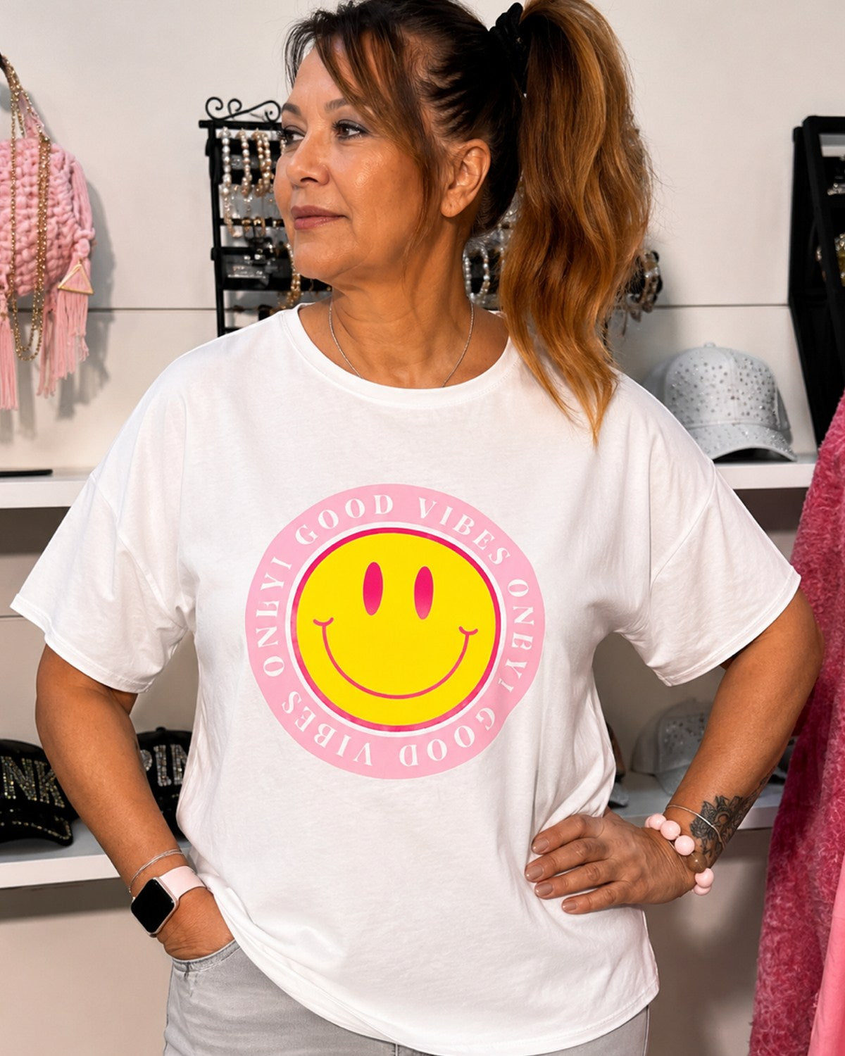 Good Vibes Only – Damen T-Shirt